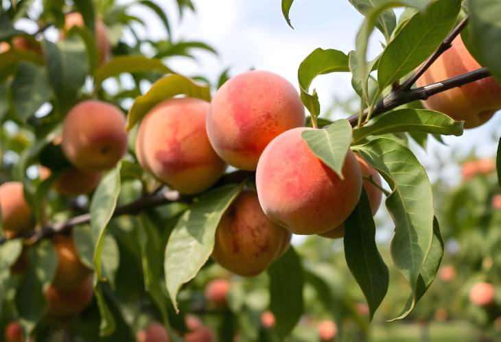 Juicy Peaches A Taste of Orchard Freshness